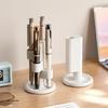 High Capacity Rotating Pen Stand 4 Compartments   ABS Construction Office Supply