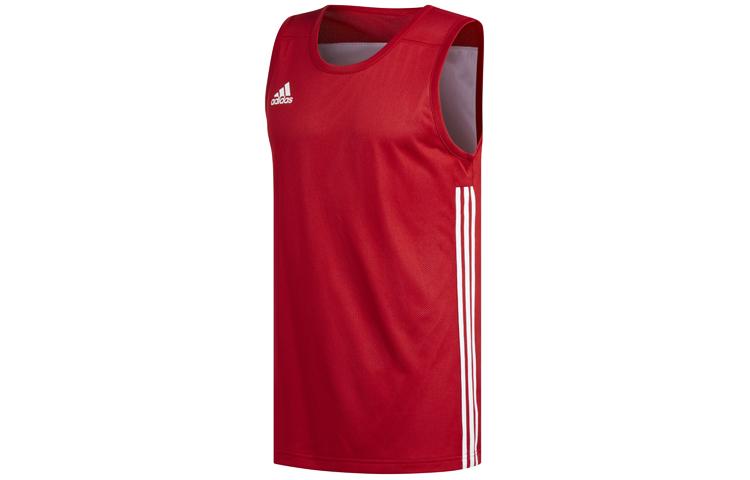 

Adidas Basketball Jerseys Men s Red/White Moderate Straight Fit DY6595 XL