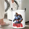 Casual Tetsujin 28 Robot Folding Laundry Baskets Dirty Clothes Sundries Storage Basket Large Waterproof Hamper