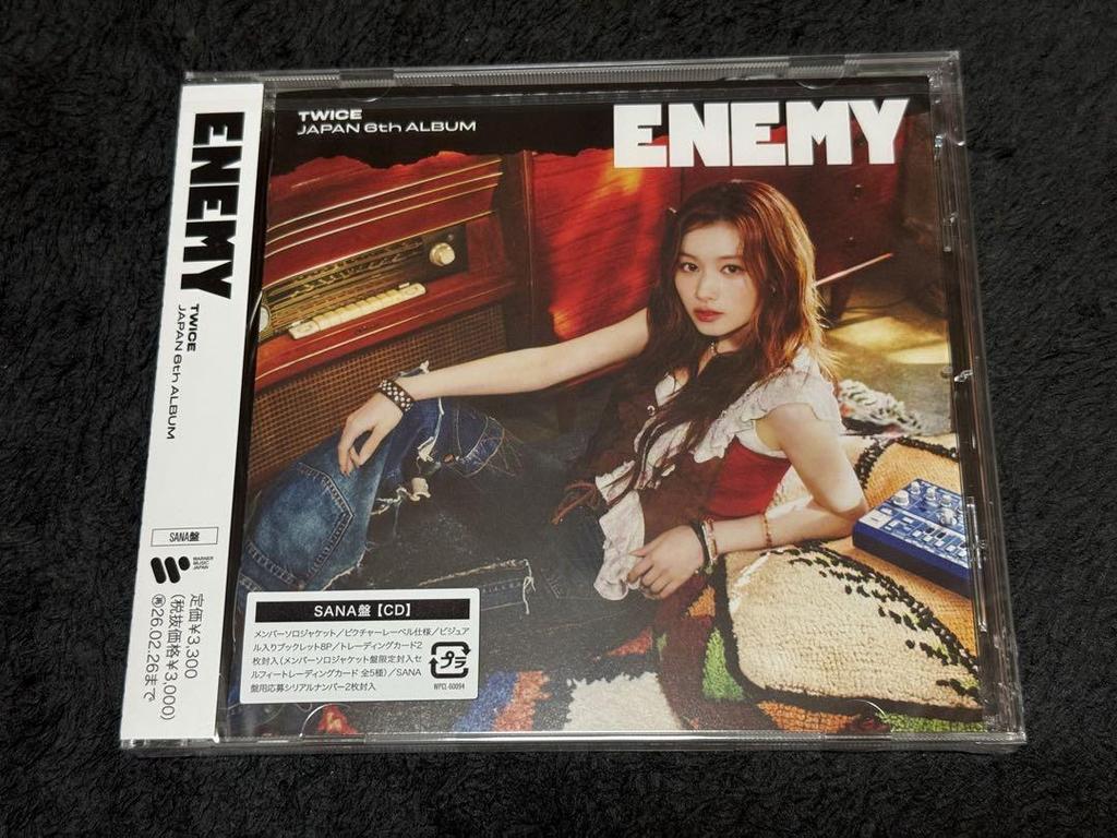 [USED] TWICE JAPAN 6th ALBUM "ENEMY" Sana Edition