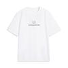 Li-Ning Fashionable Versatile Breathable Short Sleeve Comfortable Long Pants Casual Set Unisex sets Standard-White Sailor-Blue A87-1+V809-2