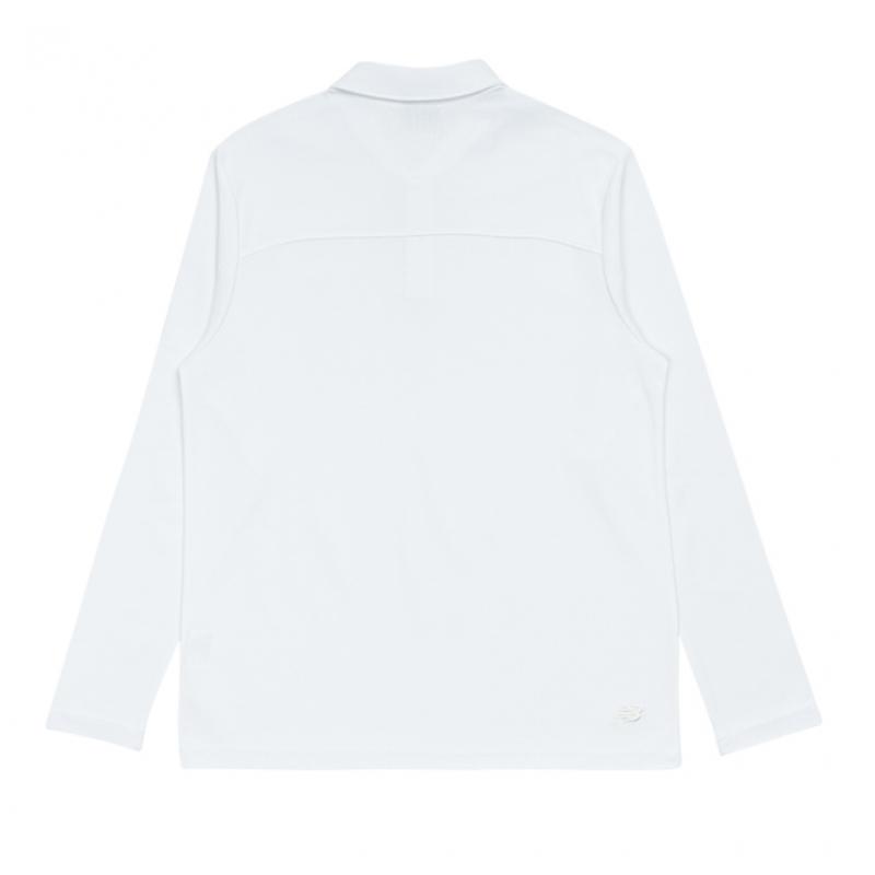 New Balance Men Pique Long Sleeve Polo T shirT Nbnff1m211 10