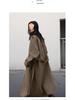 Women's Hepburn Style Mid-Length Woolen Coat - 2025 Winter Collection, Thickened and Stylish.