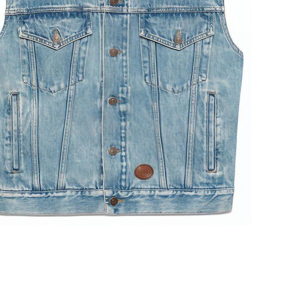 Gucci Distressed Denim Vest 623944-XDA85-4452
