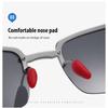 aoron Men's Driving Sunglasses Metal Polarized UV Protection Sunglasses