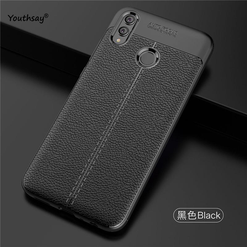 Youthsay For Cover Huawei Honor 8X Case Luxury Soft Silicone Coque Phone Case For Huawei Honor 8X Cover For Honor 8X Fundas чёрный