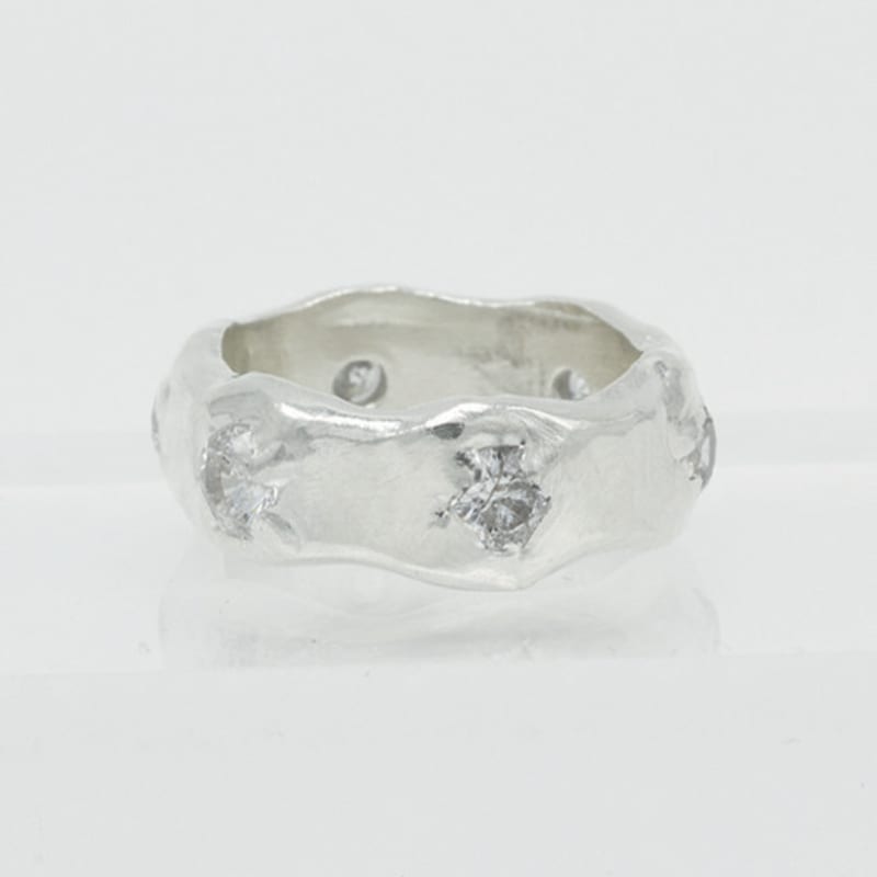 Studio Curve 7mm Stone Ring