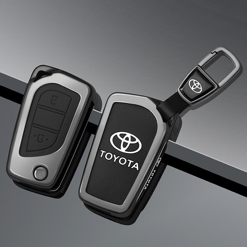 VKAE4 Zinc Alloy Car Remote Key Cover Case for Toyota Yaris Rav4 Highlander Auris Avensis Aygo Scion TC IM 2015 2016 Auto Accessories