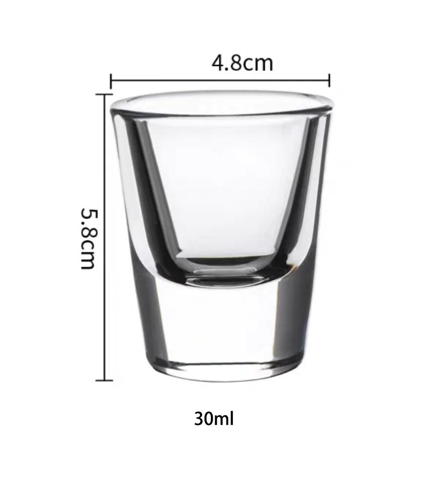 2/6/PCS Crystal Cup Shot Glass Cup Creative Spirits Wine Glass Cup Glasses Party Drinking CharmingThick BottomCup Wine Glass