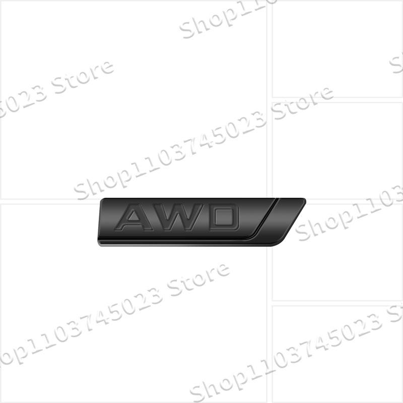 1Pc 3D Metal AWD Logo Car Front Grille Emblem Sticker Decor For Coolray Emgrand Panda Tugella Trunk Rear Tailgate Accessories