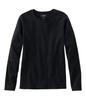 Long Sleeve Crew Neck US Fit Size 0ND1610006 L.L.Bean Women's Tee, Regular, L, Black,