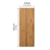 Camping Cutting Board Cooking Bamboo Smooth Corners Easy to Clean Nonslip Chopping Boards Food
