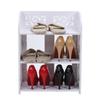3 Tier Shoe Rack, Wooden White Shoe Rack, 15.7 X 9.1 X 20.1Inch White Shoe Rack for Entryway, Closet and Floor