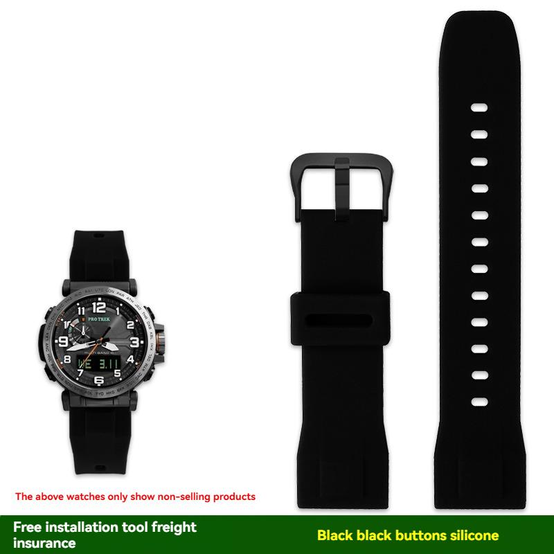 23mm 24mm Herren Titanlegierung Uhrenarmband für Casio Uhr PRG-600/650 PRW-6600 PRG-60/50//30/70Y Armband wasserdicht Armband