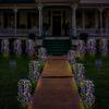Solar Ground Inset Firework Led Landscape Light Waterproof Yard Decor For Garden