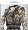 YUANYUAN Lace Evening Banquet Long Party Long High Loose Size Women's Dress, Dress, Dress, Dress, Lined, Sleeves, Sheer, Waist, Flared, Cute, Stylish,