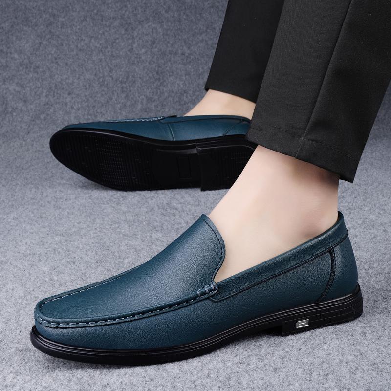 Модные мужские туфли из натуральной кожи — фото 3