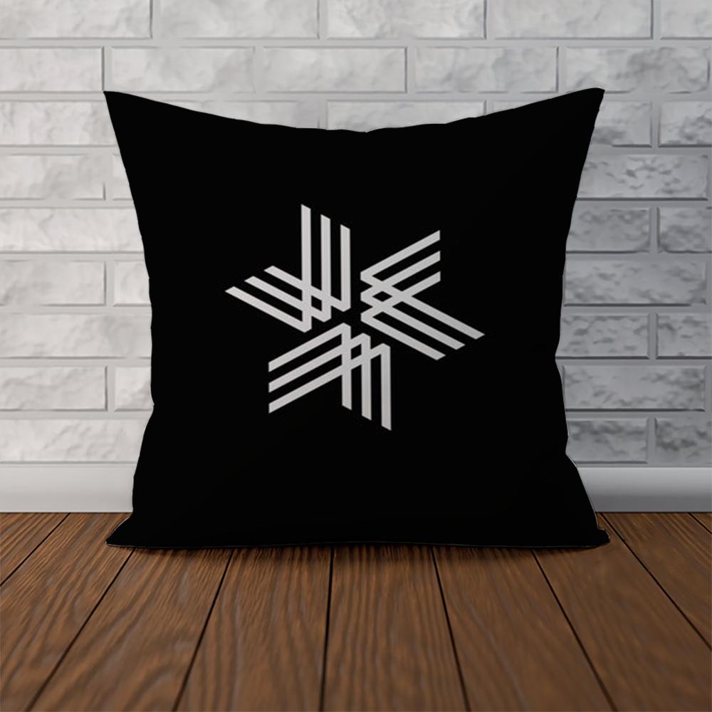 GGoldwin Pillow Case For Car Sofa Decorative Home Doublesided Print Plush Square Throw Pillow Cushion Cover