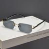Frameless Fashion Square Sunglasses - Unisex European & American Trend