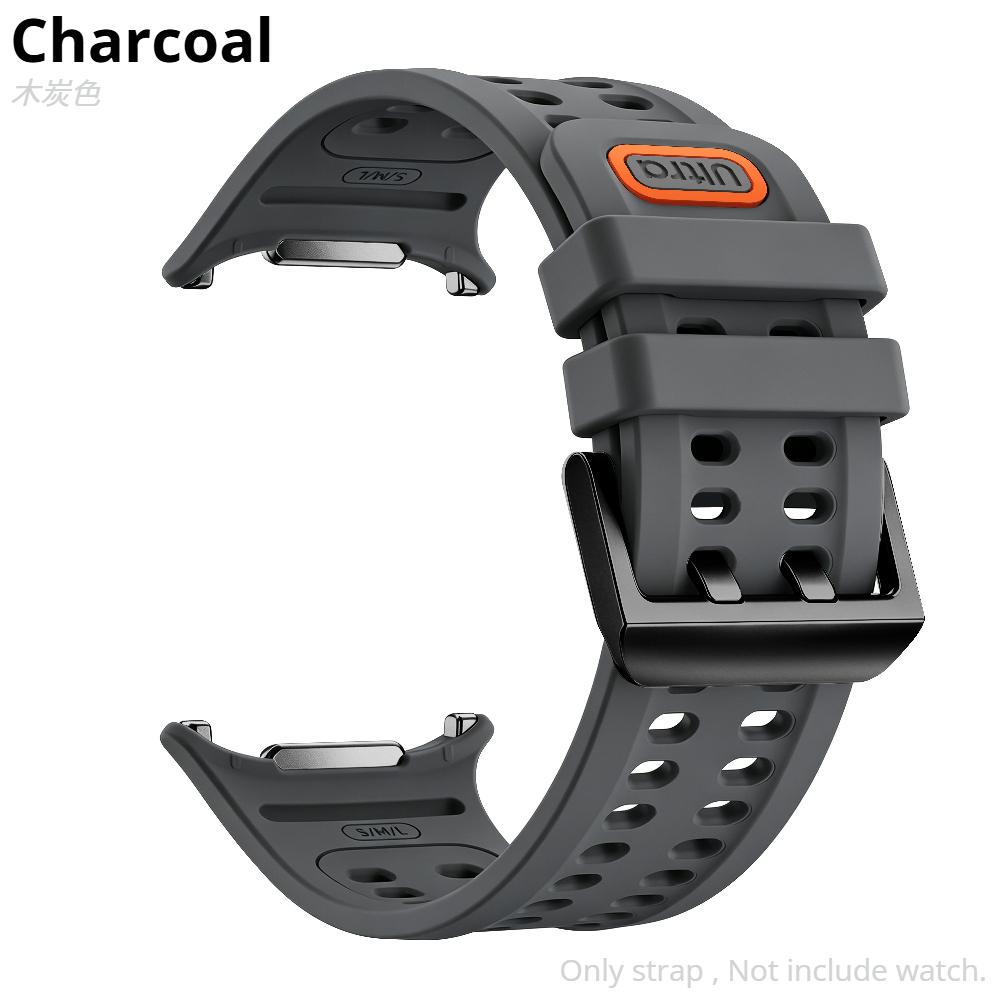 Official Silicone Strap For Samsung Galaxy Watch Ultra 47mm 2026/2025 Sport Marine Band Bracelet for Galaxy Ultra 3/2/1 47mm Wristband