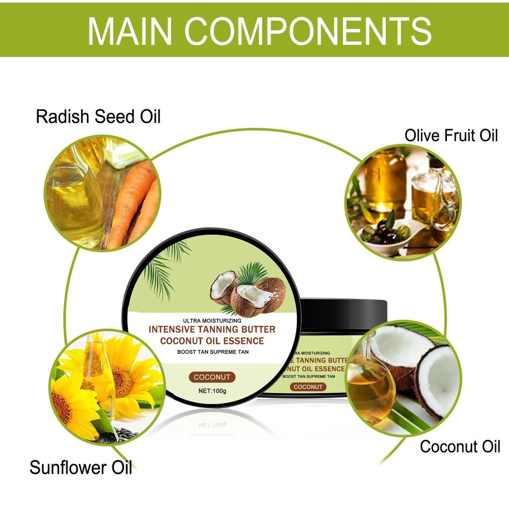 Intensive Tanning Gel, Natural Tanning Accelerator Paste Gel Tanning Creams For Sunbeds Outdoor 100g