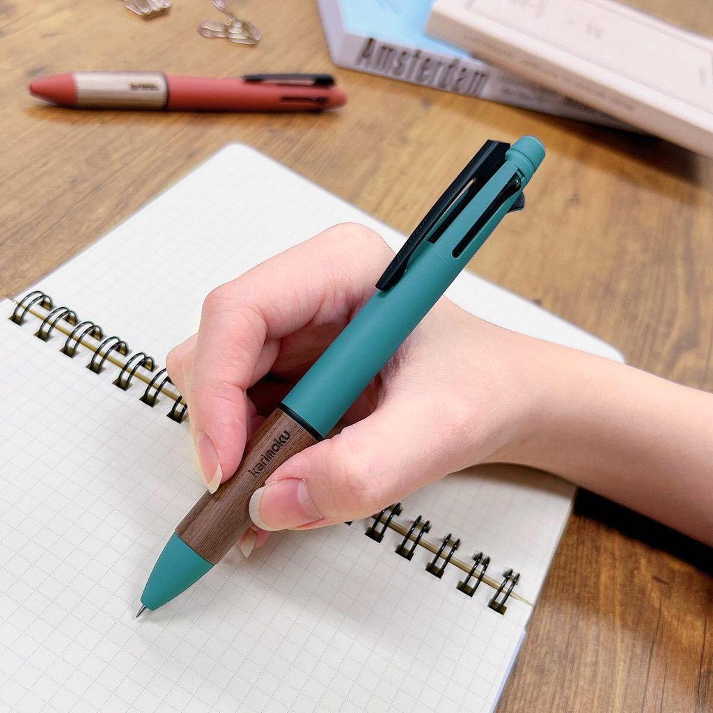 Karimoku x Uni Mitsubishi Jetstream 4+1 Begränsad Upplaga Trä Multi-penna