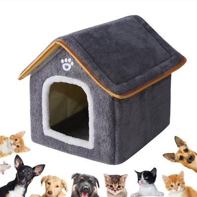 For Pet House Removable Washable Cat House Puppy Cave Sofa Pet Bed House For Extra Small Dogs And Small And Medium Cats