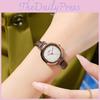 Gadi Vintage Ladies Quartz Watch With Leather Strap And Water Resistance For Fashion Enthusiasts