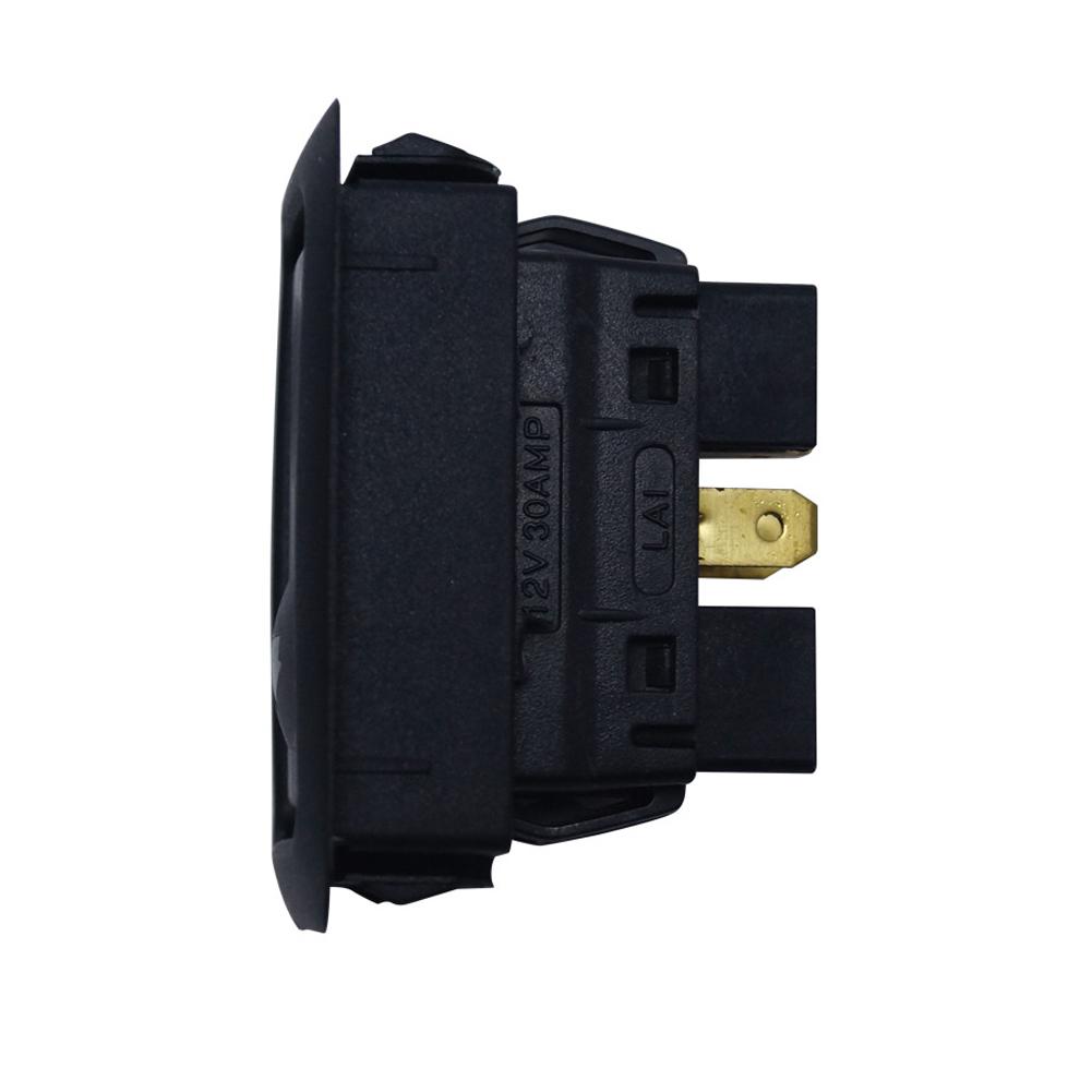 

10-30A Кнопка переключателя стеклоподъемника для всех автомобилей с зеленым светодиодным переключателем для автомобиля чёрный