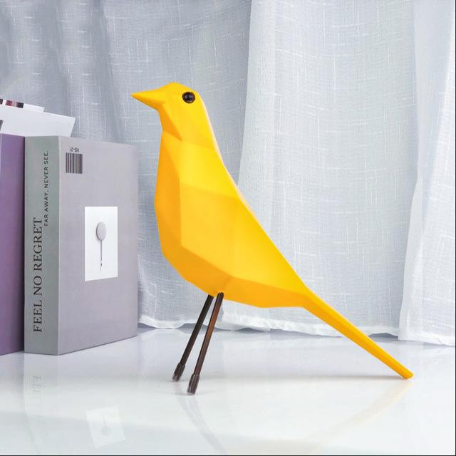 Modern Resin Geometric Eames Birds Peace Dove Ornaments Cafe Bookcase Furnishing Crafts Home Room Table Accessories Decoration