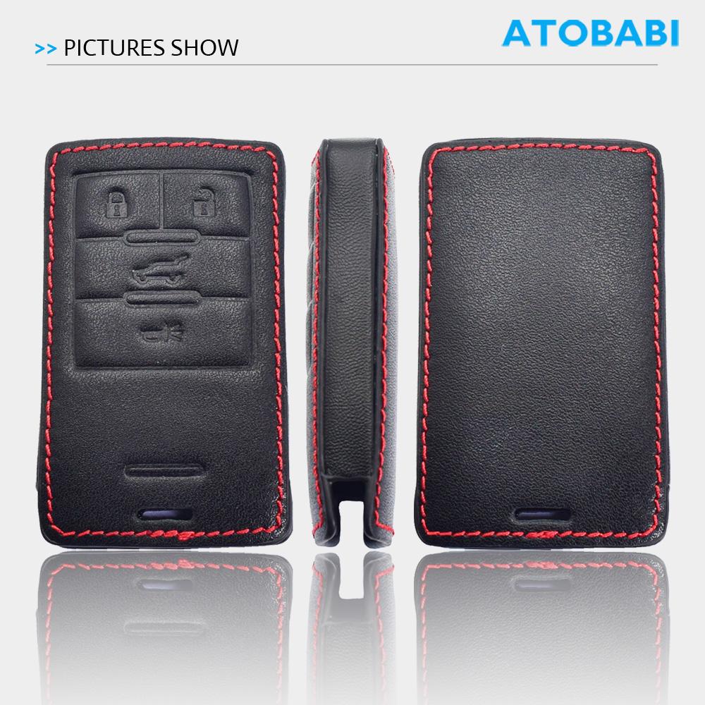 Leather Car Key Cover Remote Fobs Shell Case Auto Accessory For Cadillac Cts Coupe Wagon Dts Srx Sts Escalade Chevrolet Corvette