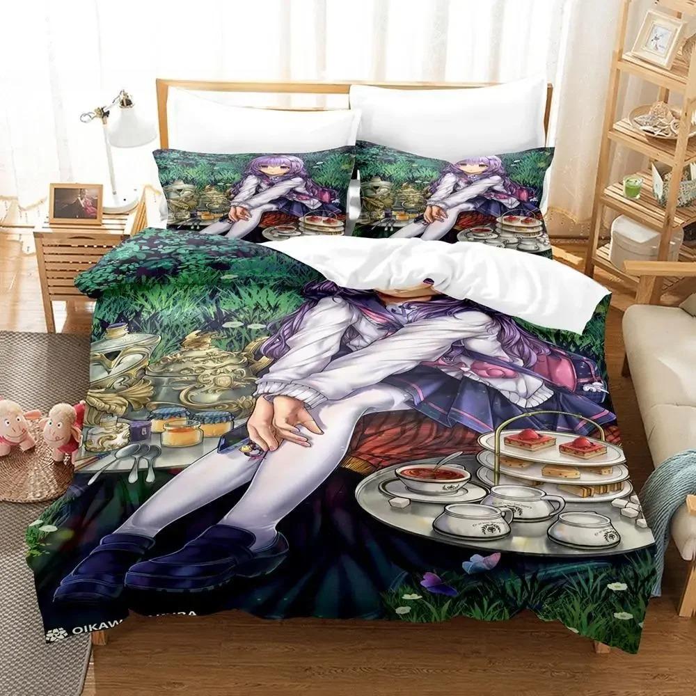 3D-print Anime - Azur Lane Sängkläder Set Enkel Tvåbädds Full Queen King Size Sängkläder Set Vuxen Barn Sovrum Påslakan Set Lakan set