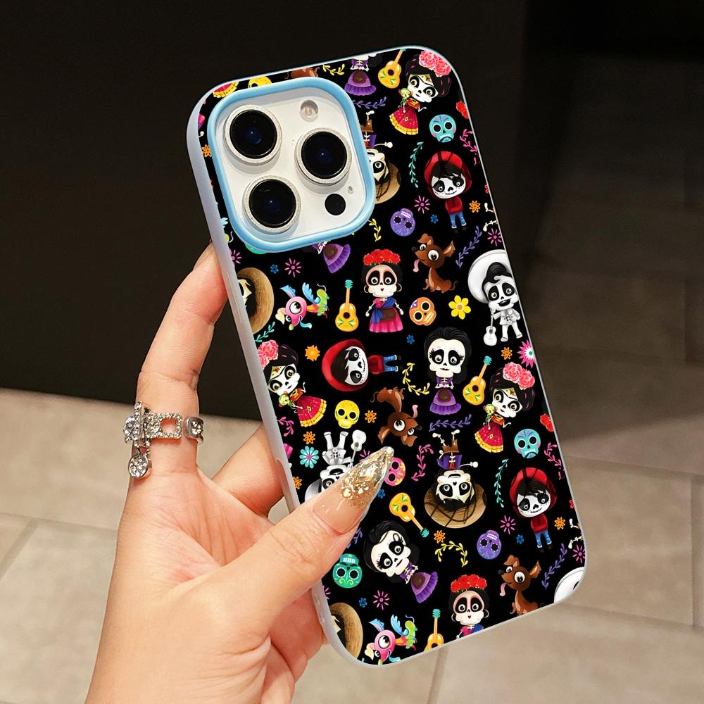 

Day of the Dead Jelly Double layer Light Blue Mobile Phone Case for iPhone 17 16 15 14 13 12 11 Air Pro Max Plus Protective iPhone 16 Pro Max