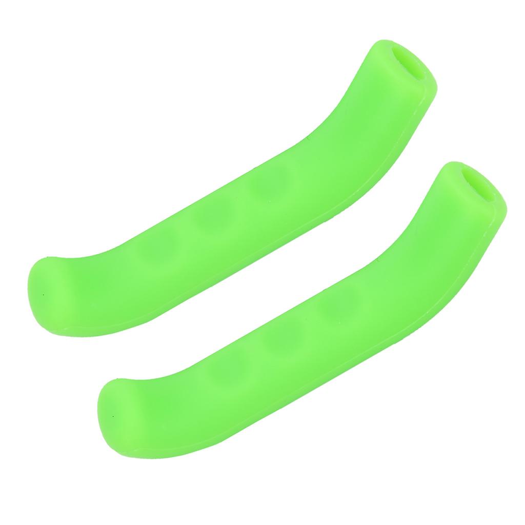 5 Colors Bike Brake Lever Cover Silicone Grips Anti Slip Waterproof Protector (Green)