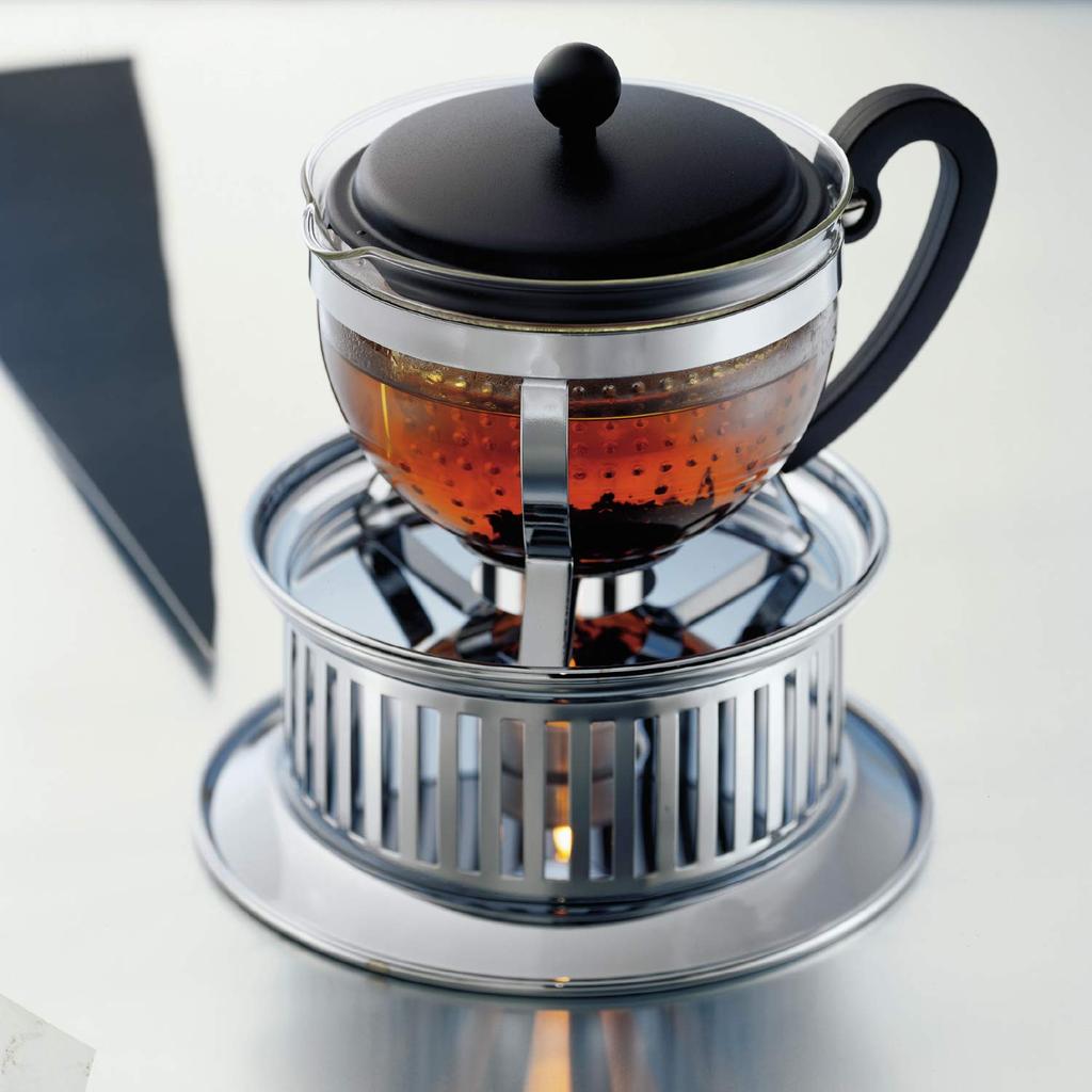 BODUM Teapot Tea Maker CHAMBORD Teapot 1000ml Black Black Tea Green Tea Chinese Tea Herbal Tea Fruit Tea Plastic Filter Glass Beaker Dishwasher Safe