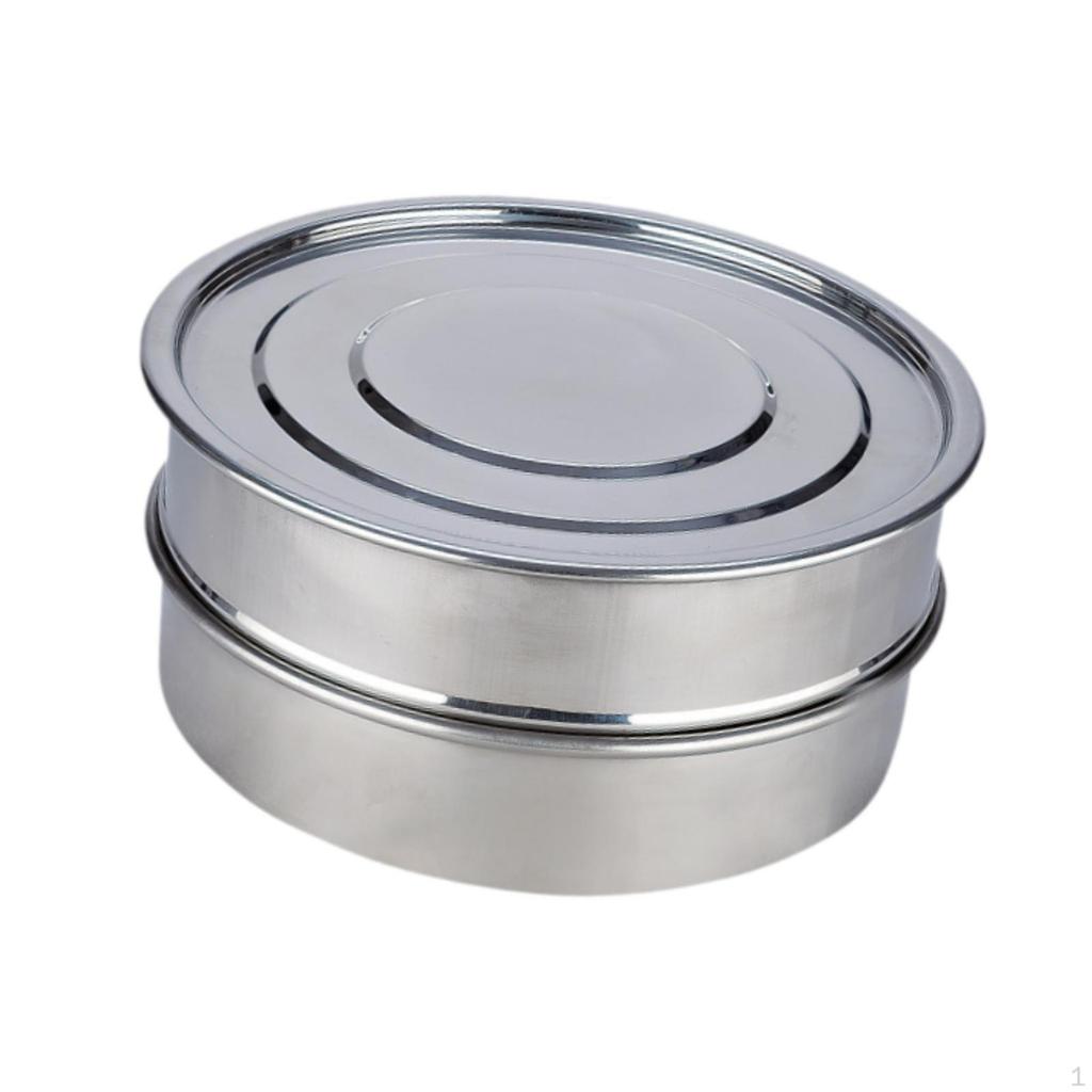 2 Pieces Planter Sprouting Tray Stainless Steel Seed Kit Growing Stackable Sprout
