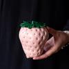 Handmade Ceramic Strawberry Tea Caddy: Moisture-Proof Mini Black Tea Storage Jar