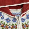 Mokana Women's Fair Isle Hooded Knitted Sweater