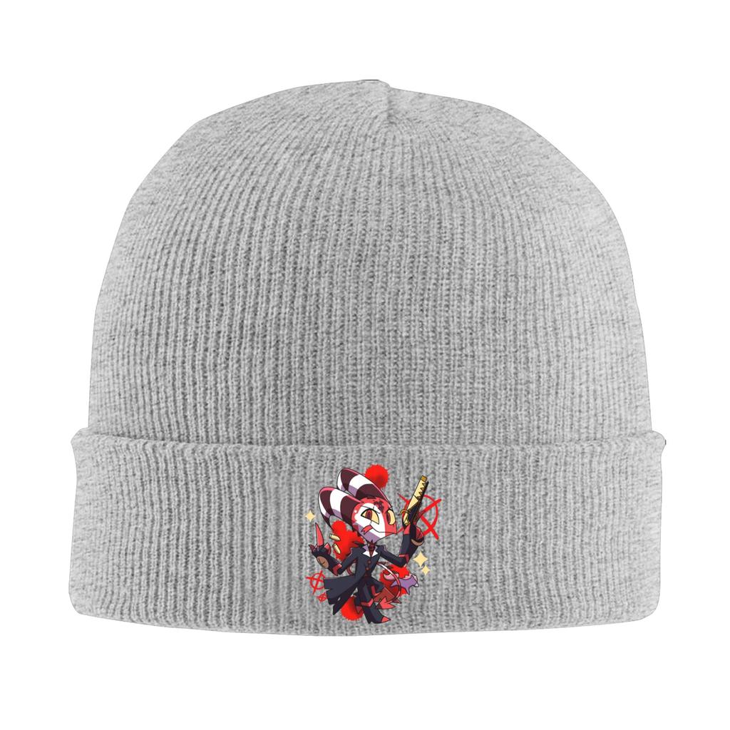 Female Male Helluvas Bosses Cartoon Beanie Hats  Casual Knitted Hat Autumn Winter Kpop Caps Custom Elastic Bonnet Hats