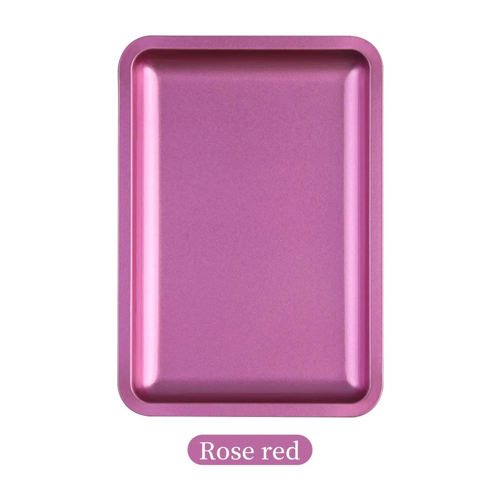 1PC Square Cosmetic Storage Tray Nail Art Manicure Plate Tweezers Clippers Pens Container False Nails Dish Tools Beautilux Tray