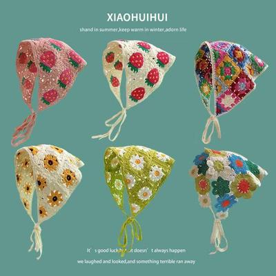 Spring & Autumn Korean-Japanese Sweet Girl Triangle Scarf Headband