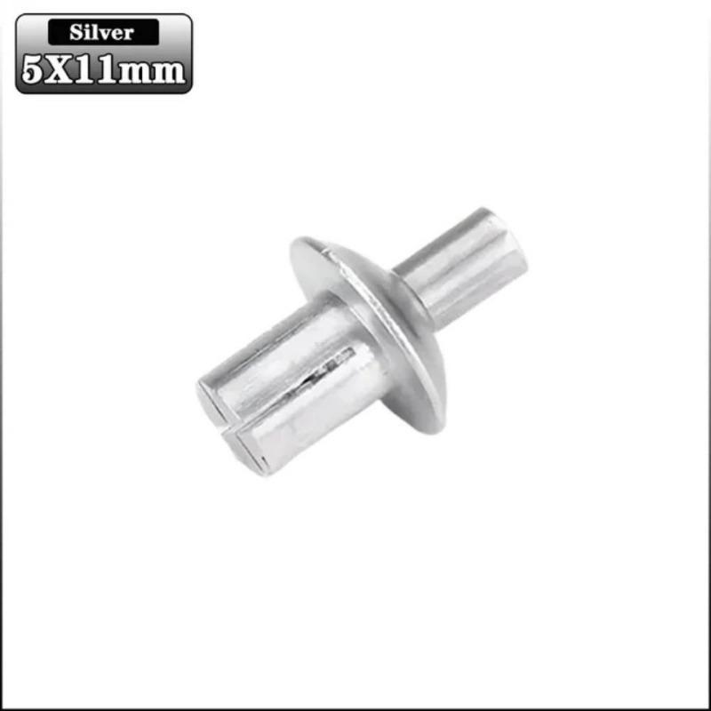 Nit de impact cu miez de oțel și carcasă de aluminiu, cap rotund plat, nit expandabil de tip impact, cap semi-rotund, nit tubular de impact, material aliaj de aluminiu