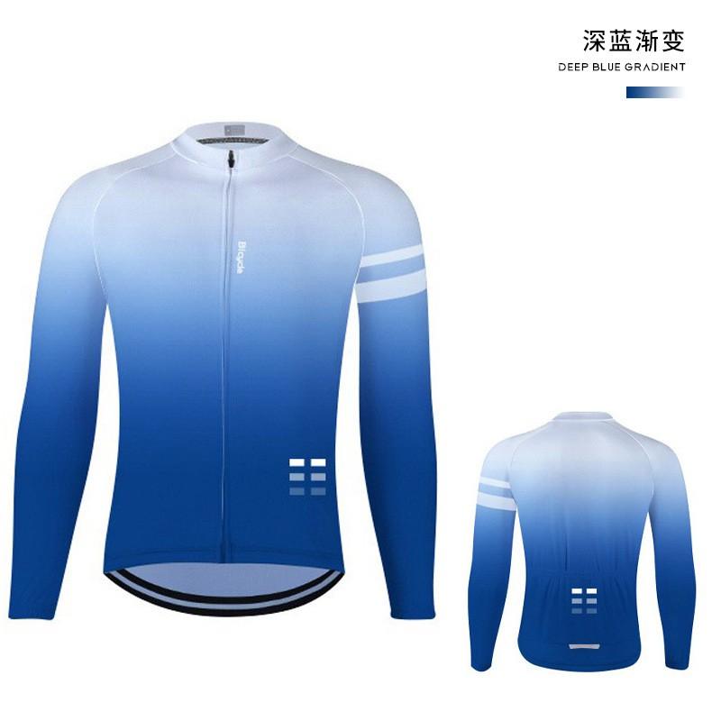 Mens Long Sleeve Cycling Jersey Set With Pants Mountain Bike Road Riding