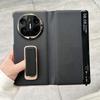 Applicable To Huawei Matex1 Mobile Phone Case, Wristband Bracket X1 Collector's Edition Plain Leather Smart Window X1 Clamshell Leather Case