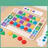 Wooden Shape Matching Puzzle For Young Children Educational Cognitive Play