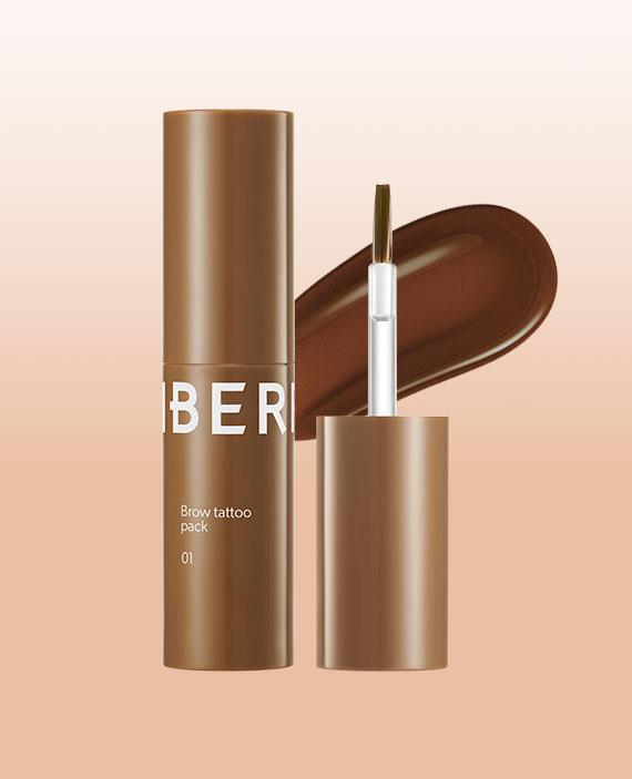 Berrisom Brow Tattoo Pack - 01 Natural Brown, Long-Lasting Eyebrow Tint