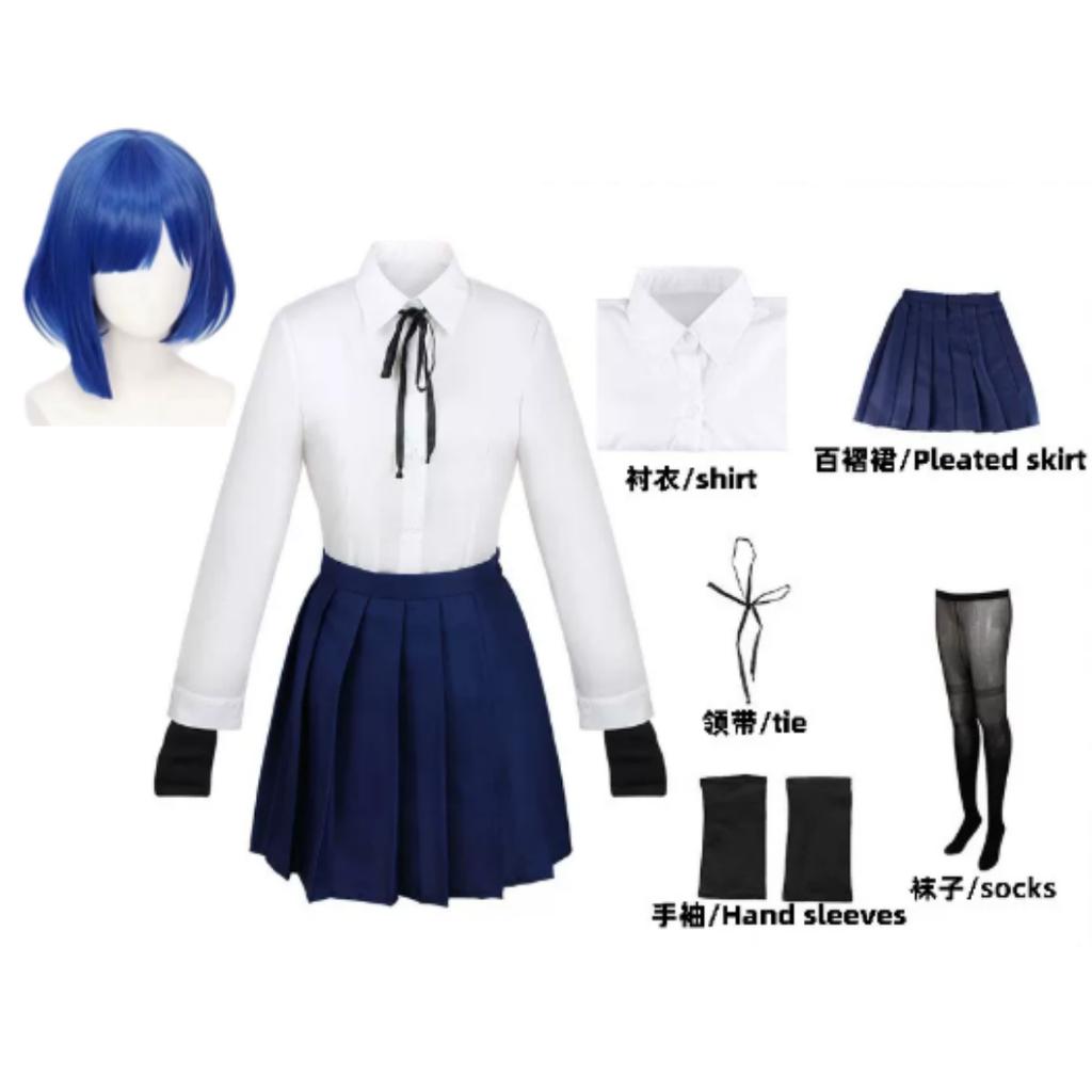 Hitori Bocchi The Rock Ryo Cosplay Gotou Cosplay Costume Anime Nijika IkuyoJK Uniform Pink Jacket