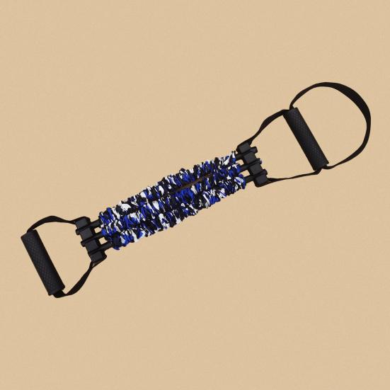 Adjustable Resistance Band with Detachable 3-Tube Chest Expander Shoulder Stretcher Men Strength Training Fitness Full Body Stretching Band