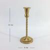Candle Holder Candelabrum Tabletop Candelabra Metal Candlestick Decorative Ornament for Festival Banquet Parties Wedding Home