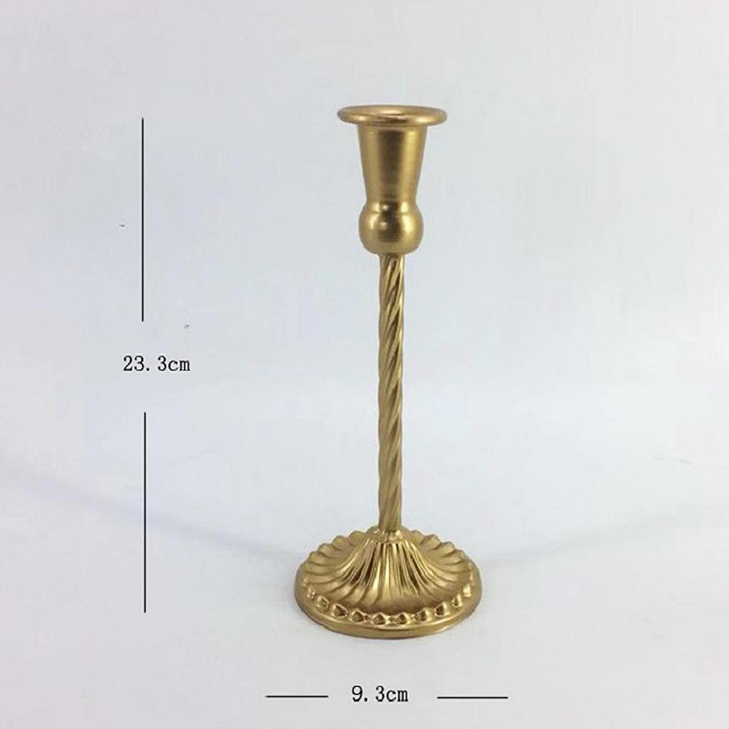 Candle Holder Candelabrum Tabletop Candelabra Metal Candlestick Decorative Ornament for Festival Banquet Parties Wedding Home